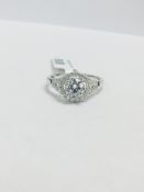 Platinum Diamond Solitaire Ring,