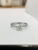 Platinum Damond Solitaire Ring,