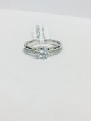 Platinum Diamond Solitaire Ring,