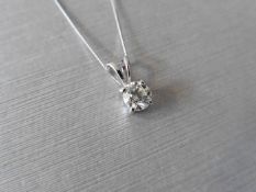 0.25Ct Diamond Solitaire Pendant.