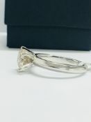 1.08Ct Natural Brilliant Cut Diamond Set In A Platinum Setting,