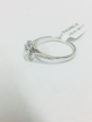 Platinum Halo style Diamond ring