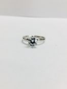 Platinum Diamond Solitaire Ring,