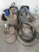 6 x submersible pumps 110 V