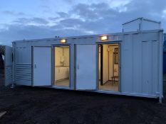 24x9 Anti Vandal Steel Welfare Unit Complete With 10kva Generator
