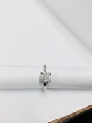 1.55ct diamond solitaire ring set in platinum