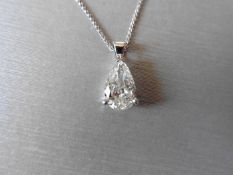 1ct PEarshape Pendant