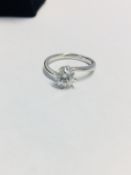1.00ct diamond solitaire ring