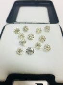 12 round brilliant cut diamonds