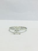 1ct square Radiant cut Diamond
