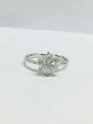 1.50ct diamond solitaire set in 18ct gold