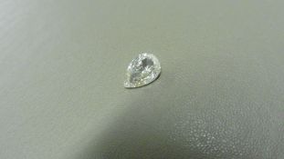 1.00ct pear shaped diamond