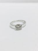 1ct diamond solitaire ring