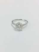 2.01ct brilliant cut diamond