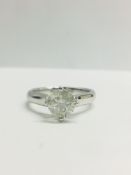1ct Brilliant cut Platinum Diamond Solitaire Ring