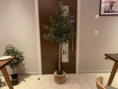 Artificial olive tree