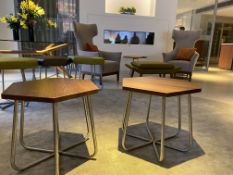 2 x Hexagonal Designer Tables