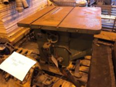 Wadkin Bursgreen Three-phase Table Saw