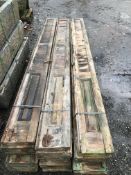 20 X EGYPTIAN PINE SHUTTER WALL PANELLING PANELS