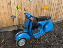 1970S VESPAS, QUAD BIKES, VW STOVES, QUADCOPTERS, TOOLS, STATUES, RACKING