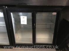 Cater-cool double display fridge