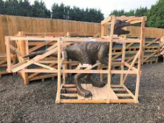 MASSIVE CRATED 7FT DINOSAUR STATUE