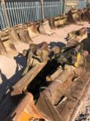 13/14 Tonne Excavator Buckets, Tines, Breaker, Augers Job Lot