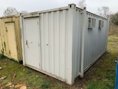 Anti Vandal Steel Portable Toilet Block