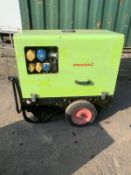 Pramac P6000s 2012 Model 6kva Silent Diesel Generator
