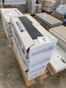 4 x boxes of dark grey tiles