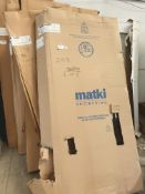 Matki Curve Shower screen with door LH 2 x boxes