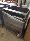 Grey cupboard carcus 600 x 580 x 750mm