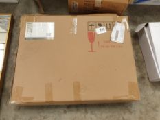 Tavistock realm Backlit mirror with recharging point. 500 x 700mm