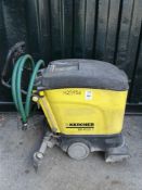 Karcher walk-behind floor scrubber
