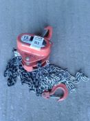 Tiger chain hoist single point 1.5 tonne Max