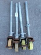 4 X wheels and castors