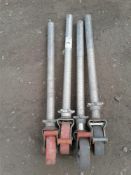 4 x wheels and castors