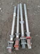 4 x wheels and castors