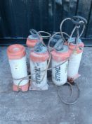 6 x Dust control tanks