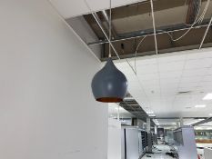 Grey/Copper Light Pendant