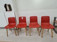 4 Red Chairs