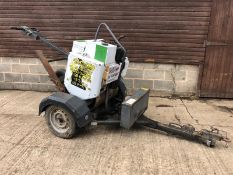 Terex MbR71 Diesel Roller & Trailer