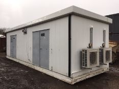 Thurston Portable Steel Building Air Conditioned Storage Unit Office