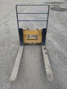 Forklift Tines and Backplate