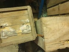 2 Vintage Egyption orange boxes