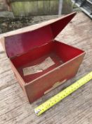 vintage Esso Red tin -