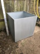 Galvanised planter - indoor or outdoor - 60cm x 60cm x 60xm