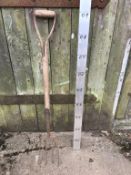 Vintage Wooden Garden fork