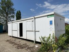 Anti Vandal Steel Portable Office 32ft x 10ft Fire Rated