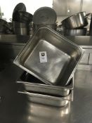 3 x Bain Marie Pots